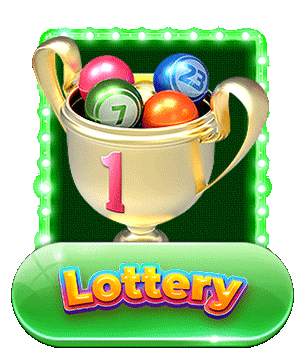 Home lottery glow icon