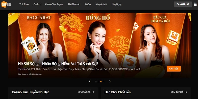 Reivew nha cai 188bet dich vu cskh tot