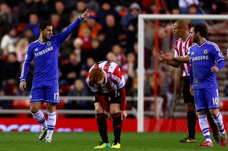 Chelsea vs sunderland phong do