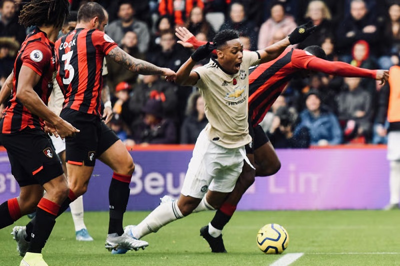 Man united vs bournemouth doi dau